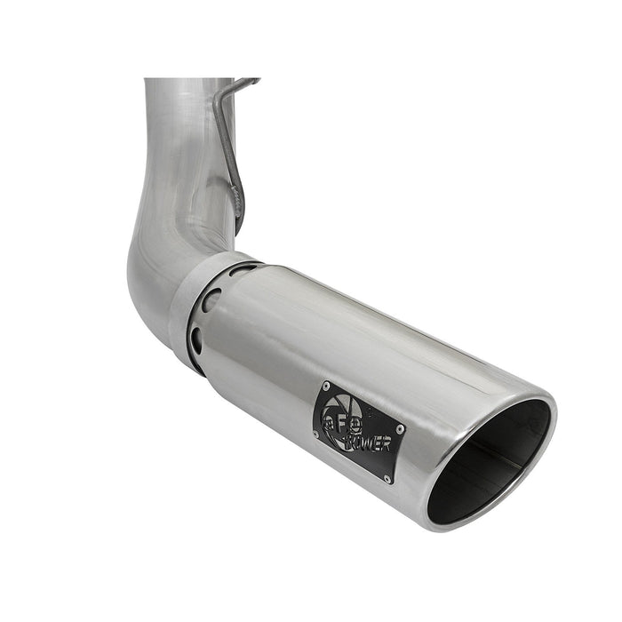 aFe Power Atlas 5 IN Aluminized Steel DPF-Back Exhaust System Ford Diesel Trucks 17-20 V8-6.7L (td)