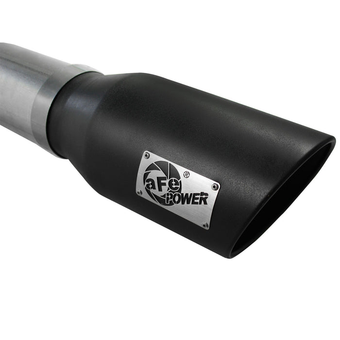 aFe Power Atlas 5 IN Aluminized Steel DPF-Back Exhaust System GM Diesel Trucks 07.5-10 V8-6.6L (td) LMM