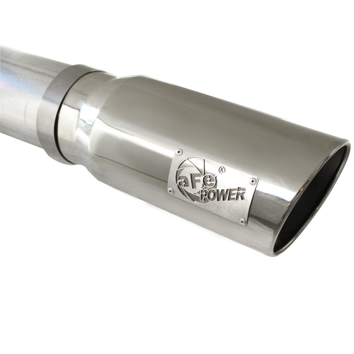 aFe Power Atlas 5 IN Aluminized Steel DPF-Back Exhaust System GM Diesel Trucks 07.5-10 V8-6.6L (td) LMM
