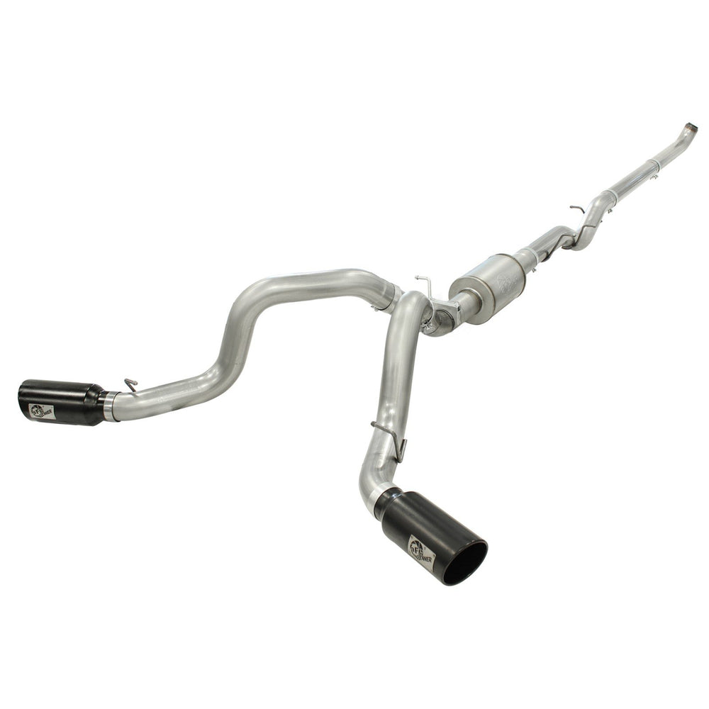 aFe Power Atlas 4 IN Aluminized Steel Downpipe-Back Exhaust System GM Diesel Trucks 02-04 V8-6.6L (td) LB7