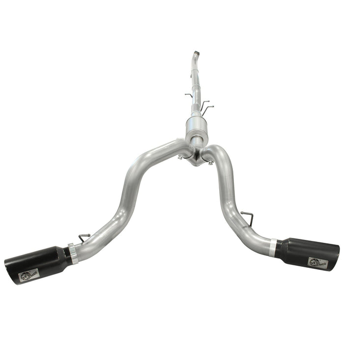 aFe Power Atlas 4 IN Aluminized Steel Downpipe-Back Exhaust System GM Diesel Trucks 02-04 V8-6.6L (td) LB7
