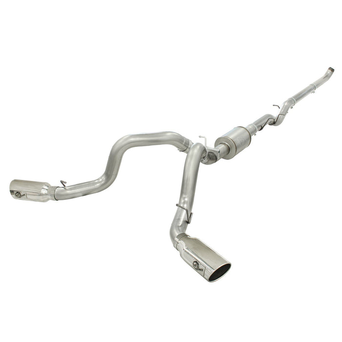 aFe Power Atlas 4 IN Aluminized Steel Downpipe-Back Exhaust System GM Diesel Trucks 02-04 V8-6.6L (td) LB7