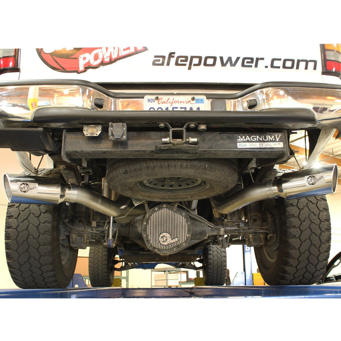 aFe Power Atlas 4 IN Aluminized Steel Downpipe-Back Exhaust System GM Diesel Trucks 02-04 V8-6.6L (td) LB7