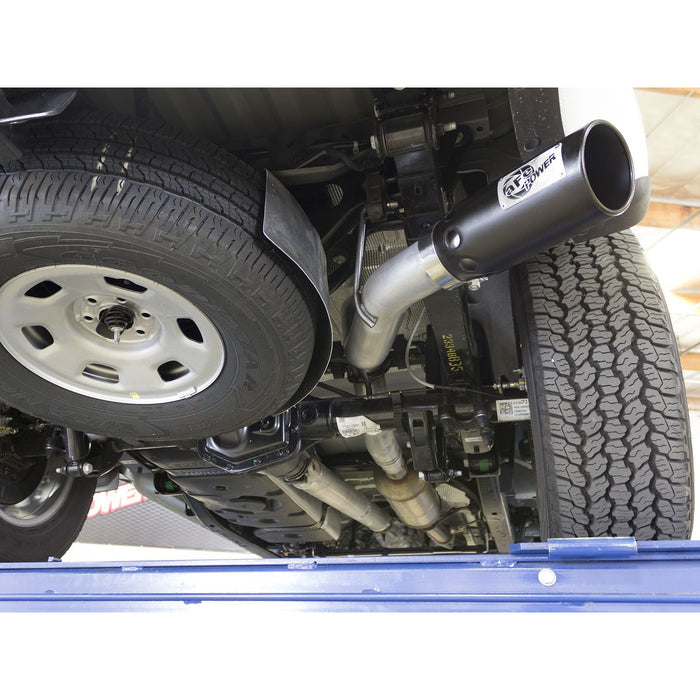aFe Power Atlas 3-1/2 IN Aluminized Steel DPF-Back Exhaust System GM Colorado/Canyon 16-20 L4-2.8L (td) LWN