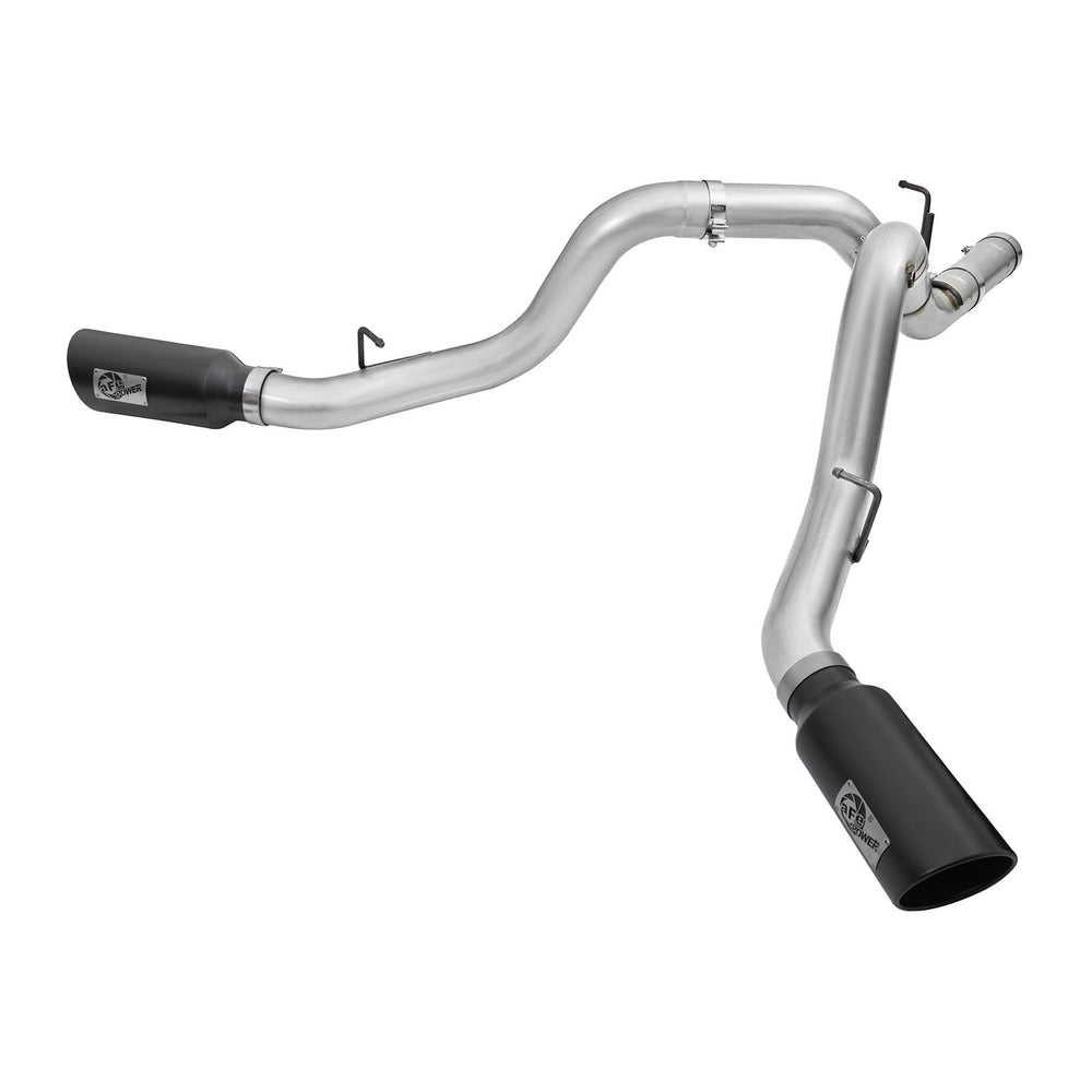 aFe Power Atlas 4 IN Aluminized Steel DPF-Back Exhaust System GM Diesel Trucks 2016 V8-6.6L (td) LML