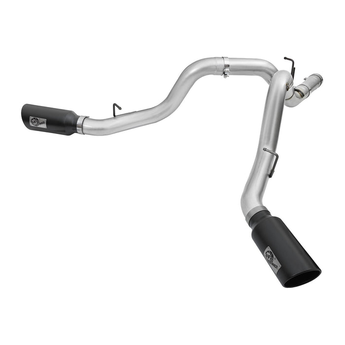aFe Power Atlas 4 IN Aluminized Steel DPF-Back Exhaust System GM Diesel Trucks 2016 V8-6.6L (td) LML