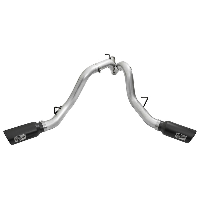aFe Power Atlas 4 IN Aluminized Steel DPF-Back Exhaust System GM Diesel Trucks 2016 V8-6.6L (td) LML