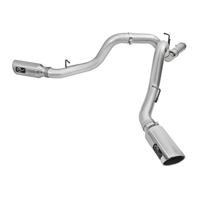 aFe Power Atlas 4 IN Aluminized Steel DPF-Back Exhaust System GM Diesel Trucks 2016 V8-6.6L (td) LML