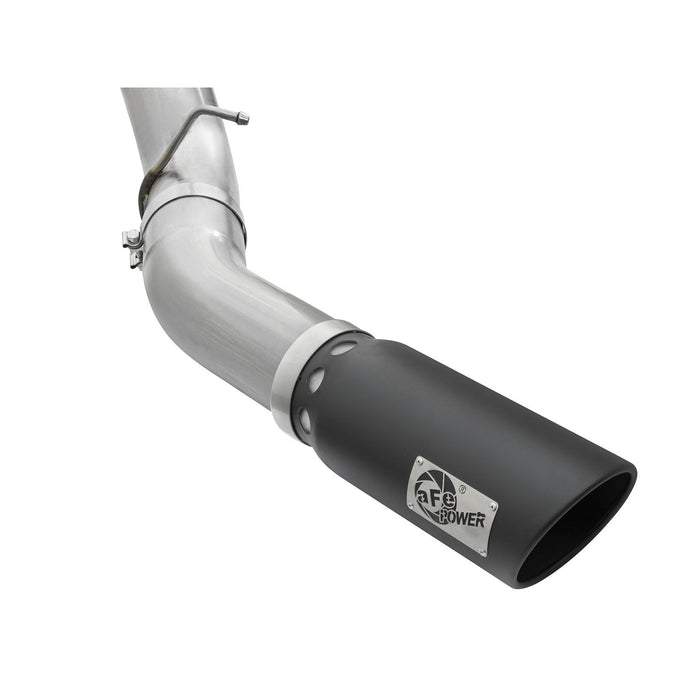 aFe Power Atlas 5 IN Aluminized Steel DPF-Back Exhaust System GM Diesel Trucks 2016 V8-6.6L (td) LML