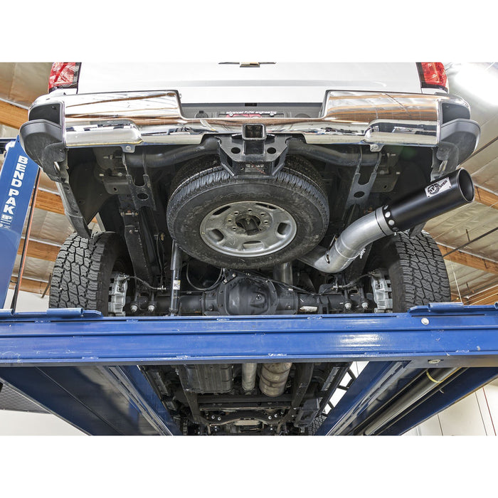 aFe Power Atlas 5 IN Aluminized Steel DPF-Back Exhaust System GM Diesel Trucks 2016 V8-6.6L (td) LML