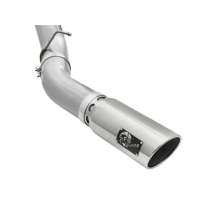 aFe Power Atlas 5 IN Aluminized Steel DPF-Back Exhaust System GM Diesel Trucks 2016 V8-6.6L (td) LML