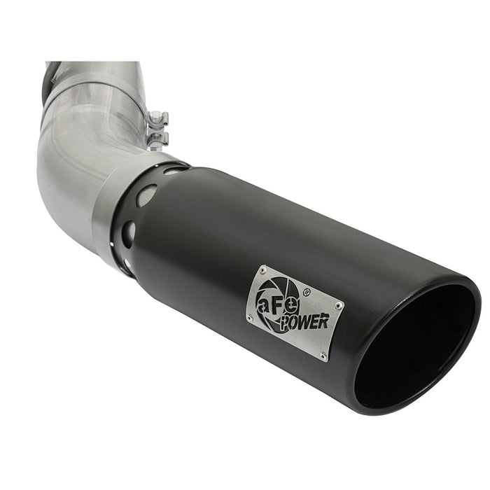 aFe Power Atlas 4 IN Aluminized Steel DPF-Back Exhaust System GM Diesel Trucks 17-19 V8-6.6L (td) L5P