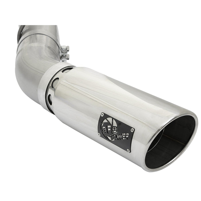 aFe Power Atlas 4 IN Aluminized Steel DPF-Back Exhaust System GM Diesel Trucks 17-19 V8-6.6L (td) L5P