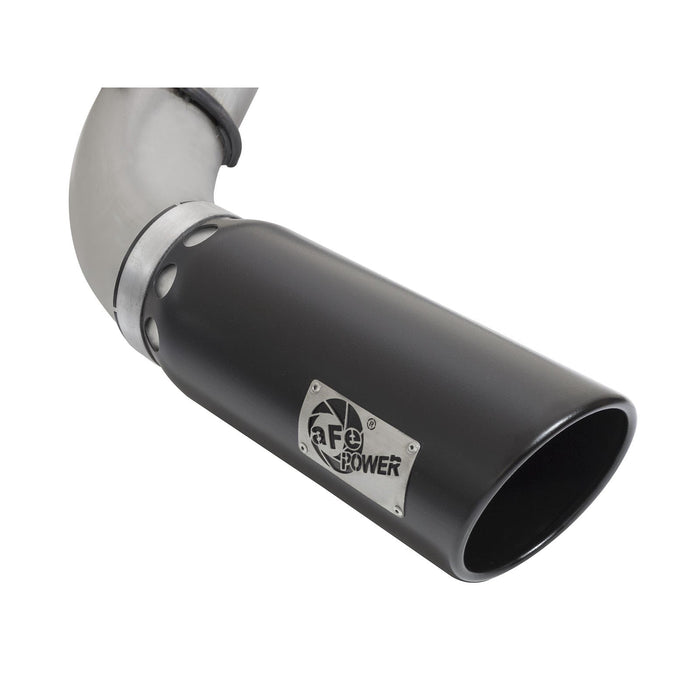 aFe Power Large Bore-HD 5 IN DPF-Back Stainless Steel Exhaust System Nissan Titan XD 16-19 V8-5.0L (td)