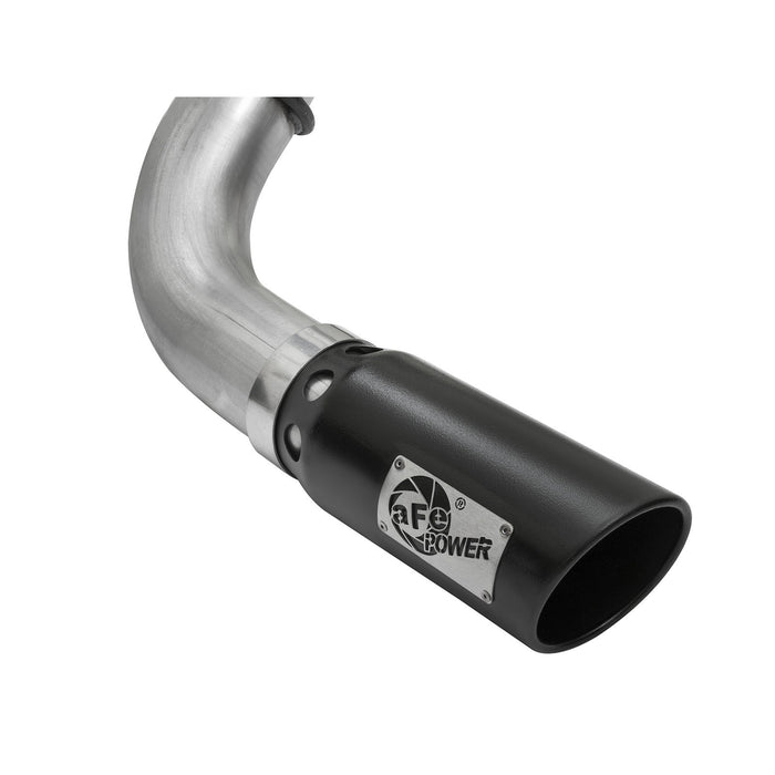 aFe Power Large Bore-HD 4 IN DPF-Back Stainless Steel Exhaust System Nissan Titan XD 16-19 V8-5.0L (td)