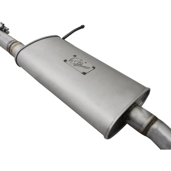 aFe Power Scorpion 2-1/2 IN Aluminized Steel Cat-Back Hi-Tuck Exhaust System Jeep Wrangler (JK) 07-18 V6-3.6L/3.8L