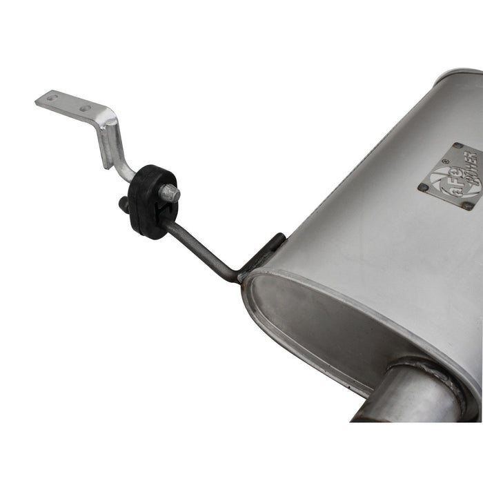aFe Power Scorpion 2-1/2 IN Aluminized Steel Cat-Back Hi-Tuck Exhaust System Jeep Wrangler (JK) 07-18 V6-3.6L/3.8L