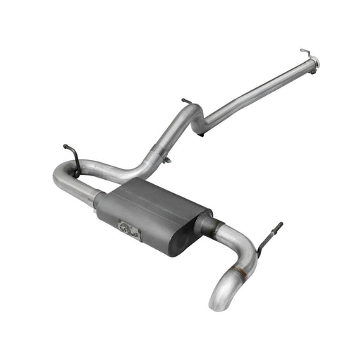 aFe Power Scorpion 2-1/2" Aluminized Steel Cat-Back Exhaust System Jeep Wrangler (JK) 07-18 V6-3.8L/3.6L (2-Door)