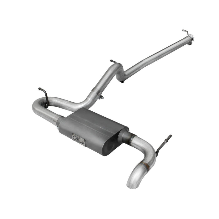 aFe Power Scorpion 2-1/2" Aluminized Steel Cat-Back Exhaust System Jeep Wrangler (JK) 07-18 V6-3.8L/3.6L (2-Door)