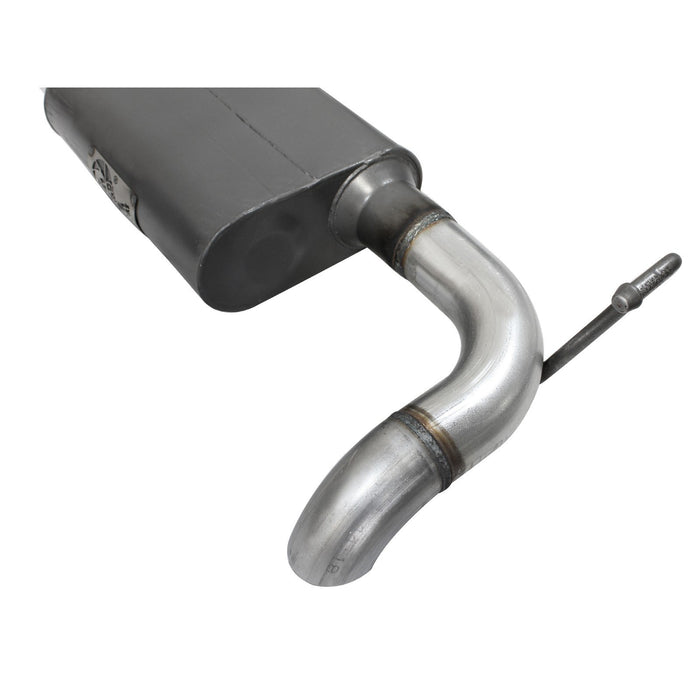 aFe Power Scorpion 2-1/2" Aluminized Steel Cat-Back Exhaust System Jeep Wrangler (JK) 07-18 V6-3.8L/3.6L (2-Door)