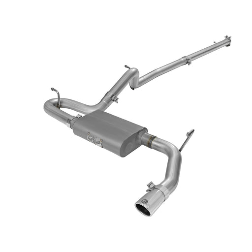 aFe Power Scorpion 2-1/2" Aluminized Steel Cat-Back Exhaust System Jeep Wrangler (JK) 07-18 V6-3.8L/3.6L (4-Door)