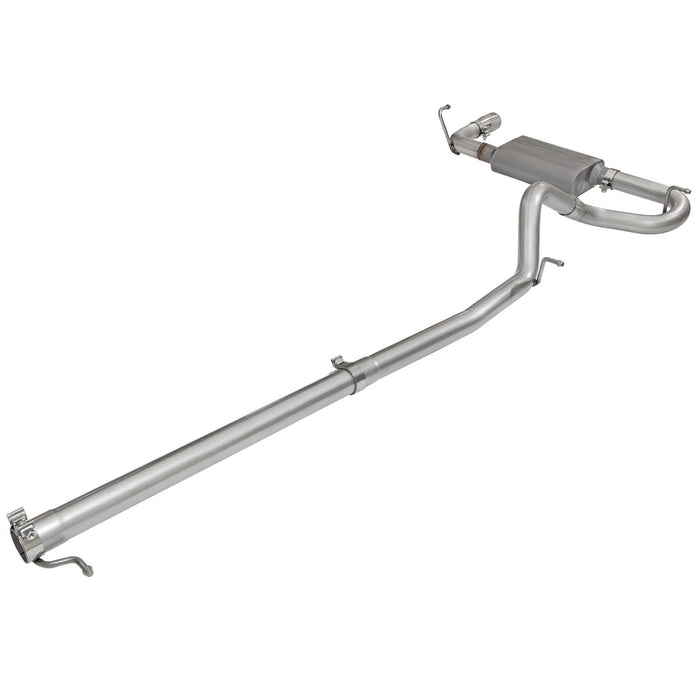 aFe Power Scorpion 2-1/2" Aluminized Steel Cat-Back Exhaust System Jeep Wrangler (JK) 07-18 V6-3.8L/3.6L (4-Door)