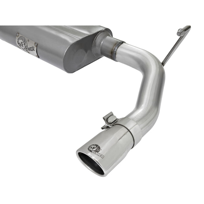 aFe Power Scorpion 2-1/2" Aluminized Steel Cat-Back Exhaust System Jeep Wrangler (JK) 07-18 V6-3.8L/3.6L (4-Door)