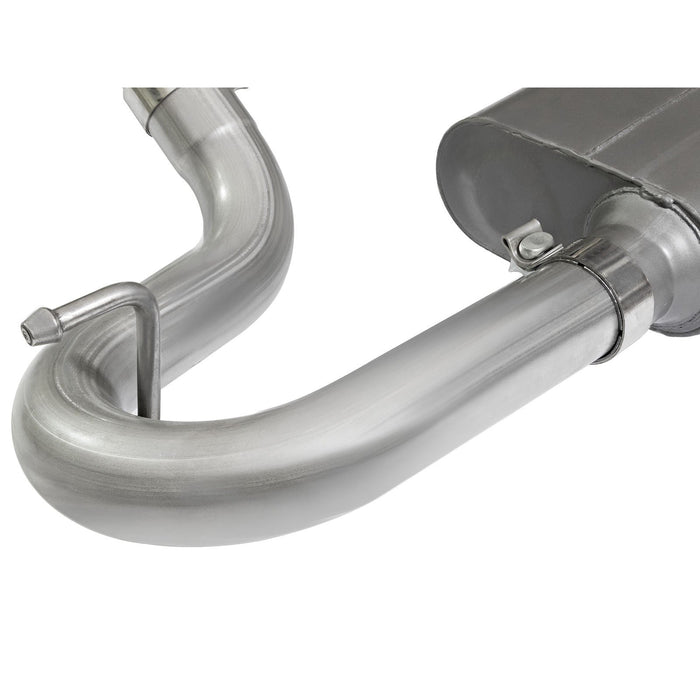 aFe Power Scorpion 2-1/2" Aluminized Steel Cat-Back Exhaust System Jeep Wrangler (JK) 07-18 V6-3.8L/3.6L (4-Door)