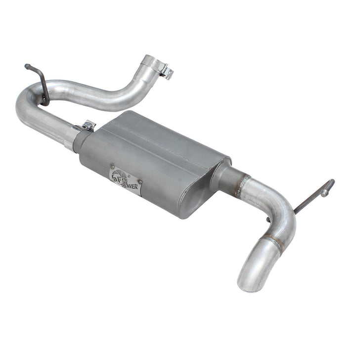 aFe Power Scorpion 2-1/2 IN Aluminized Steel Axle-Back Exhaust System Jeep Wrangler (JK) 07-18 V6-3.6L/3.8L
