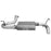 aFe Power Scorpion 2-1/2 IN Aluminized Steel Axle-Back Exhaust System Jeep Wrangler (JK) 07-18 V6-3.6L/3.8L