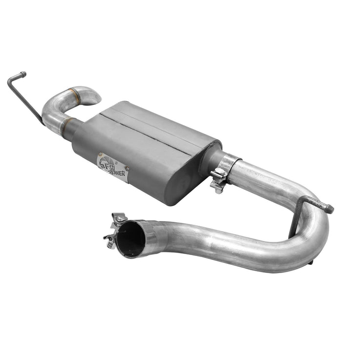 aFe Power Scorpion 2-1/2 IN Aluminized Steel Axle-Back Exhaust System Jeep Wrangler (JK) 07-18 V6-3.6L/3.8L
