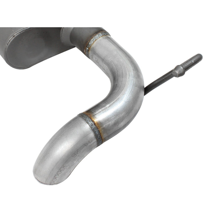 aFe Power Scorpion 2-1/2 IN Aluminized Steel Axle-Back Exhaust System Jeep Wrangler (JK) 07-18 V6-3.6L/3.8L