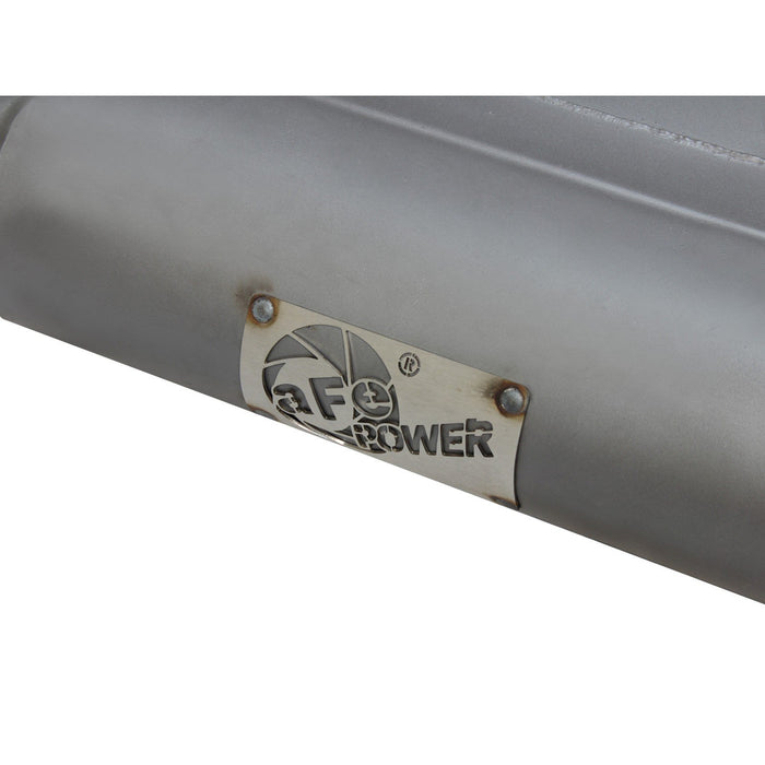 aFe Power Scorpion 2-1/2 IN Aluminized Steel Axle-Back Exhaust System Jeep Wrangler (JK) 07-18 V6-3.6L/3.8L