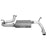 aFe Power Scorpion 2-1/2 IN Aluminized Steel Axle-Back Exhaust System Jeep Wrangler (JK) 07-18 V6-3.6L/3.8L