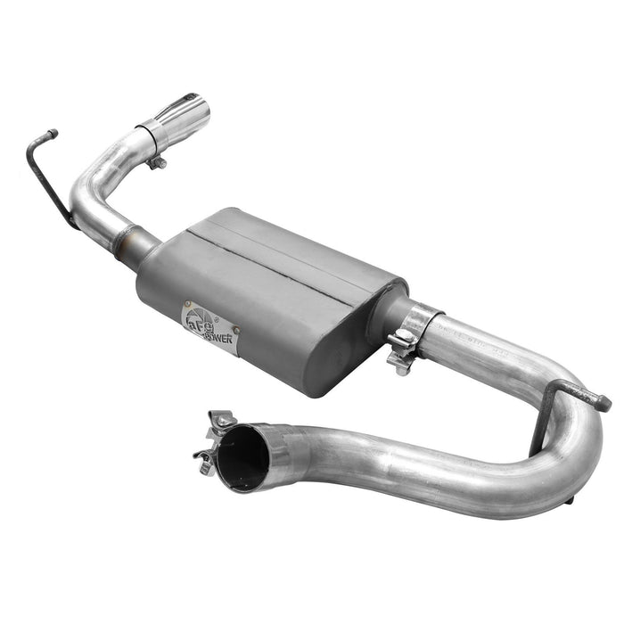 aFe Power Scorpion 2-1/2 IN Aluminized Steel Axle-Back Exhaust System Jeep Wrangler (JK) 07-18 V6-3.6L/3.8L