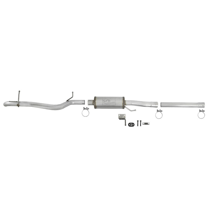 aFe Power Scorpion 2-1/2" Aluminized Steel Cat-Back Exhaust System Jeep Wrangler (JK) 07-18 V6-3.6L/3.8L (2/4-Door)