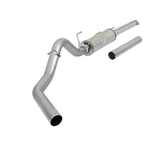 aFe Power Large Bore-HD 4 IN 409 Stainless Steel Cat-Back Exhaust System Dodge Diesel Trucks 03-04 L6-5.9L (td)