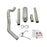 aFe Power Large Bore-HD 4 IN 409 Stainless Steel Cat-Back Exhaust System Dodge Diesel Trucks 03-04 L6-5.9L (td)