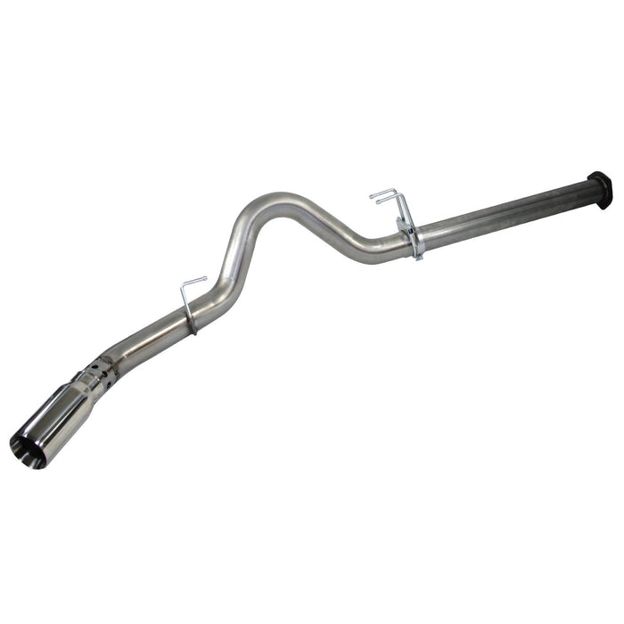 aFe Power Large Bore-HD 4 IN 409 Stainless Steel DPF-Back Exhaust System Ford Diesel Trucks 11-14 V8-6.7L (td)