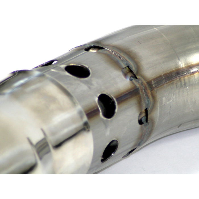 aFe Power Large Bore-HD 4 IN 409 Stainless Steel DPF-Back Exhaust System Ford Diesel Trucks 11-14 V8-6.7L (td)