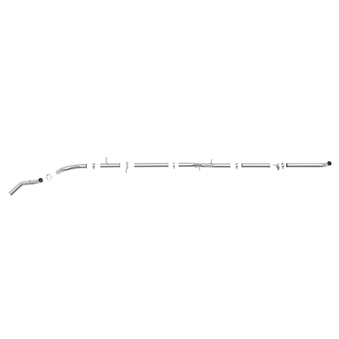 aFe Power Saturn 4S 4 IN 409 Stainless Steel Downpipe-Back Exhaust System GM Diesel Trucks 02-04 V8-6.6L (td) LB7