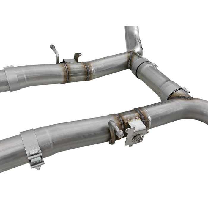 aFe Power Mach Force-Xp 304 Stainless Steel Cat-Back Exhaust System Dodge Challenger/Hellcat/Demon 15-20 SRT-8 V8-6.2L (sc) / 392 V8-6.4L