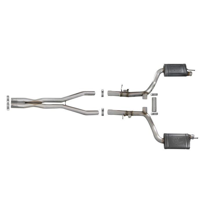 aFe Power Mach Force-Xp 304 Stainless Steel Cat-Back Exhaust System Dodge Challenger/Hellcat/Demon 15-20 SRT-8 V8-6.2L (sc) / 392 V8-6.4L