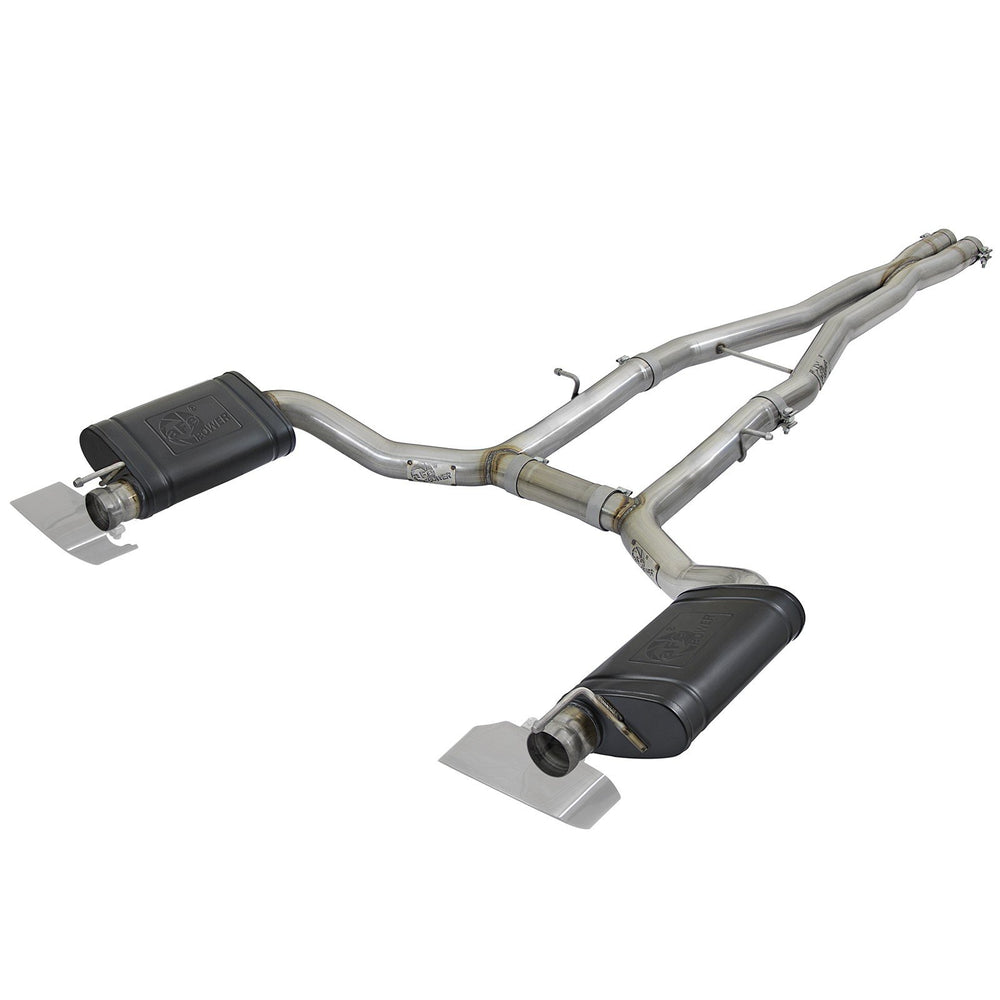 aFe Power Mach Force-Xp 304 Stainless Steel Cat-Back Exhaust System Dodge Challenger 15-16 V8-5.7L