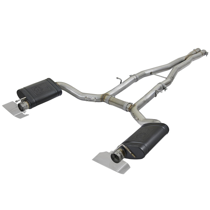 aFe Power Mach Force-Xp 304 Stainless Steel Cat-Back Exhaust System Dodge Challenger 15-16 V8-5.7L