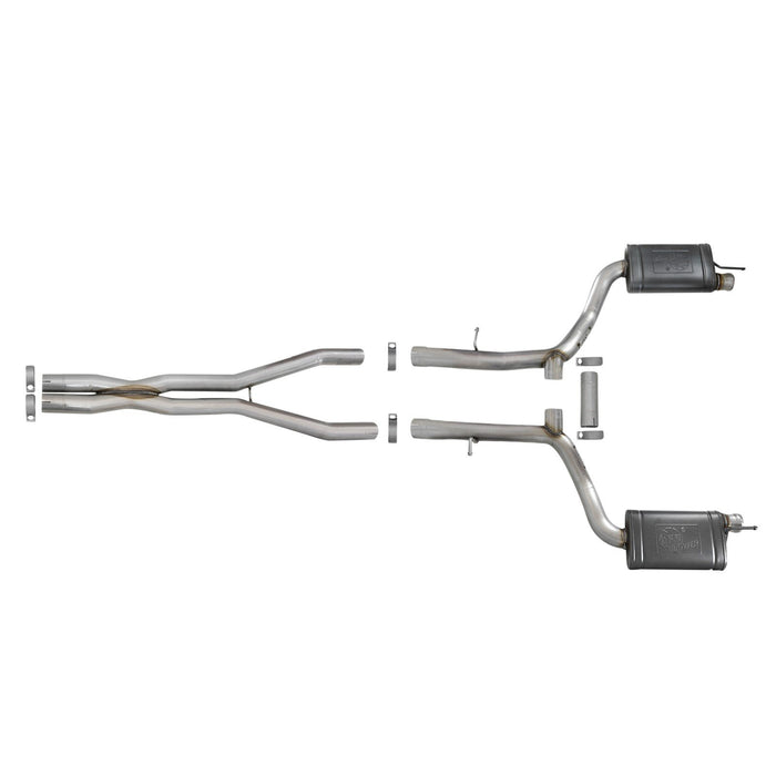 aFe Power Mach Force-Xp 304 Stainless Steel Cat-Back Exhaust System Dodge Challenger 15-16 V8-5.7L