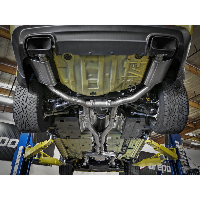 aFe Power Mach Force-Xp 304 Stainless Steel Cat-Back Exhaust System Dodge Challenger 17-20 V8-5.7L