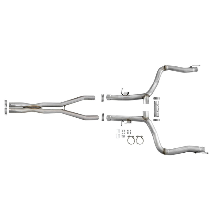 aFe Power Mach Force-Xp Cat-Back Exhaust System 3 IN 304 Stainless Steel Dodge Challenger/Hellcat/Demon 15-20 SRT-8 V8-6.2L (sc) / 392 V8-6.4L
