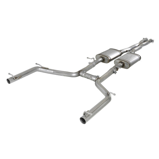 aFe Power Mach Force-Xp 2-1/2 IN 304 Stainless Steel Cat-Back Exhaust System Dodge Challenger 15-20 V6-3.6L
