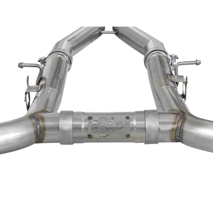aFe Power Mach Force-Xp Cat-Back Exhaust System 3 IN 304 Stainless Steel Dodge Charger/Hellcat/Demon 15-20 SRT-8 V8-6.2L (sc) / 392 V8-6.4L